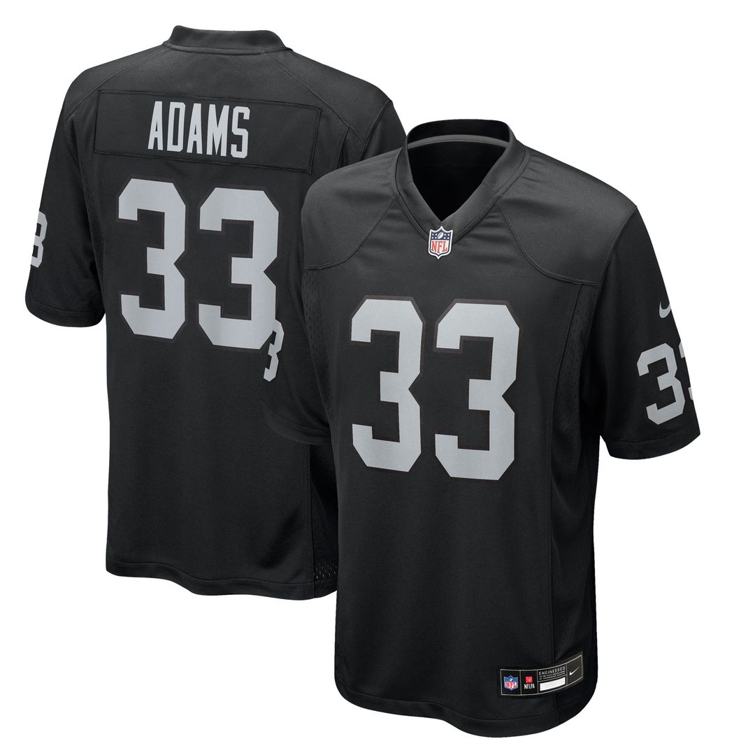 Jamal Adams Las Vegas Raiders Nike Team Game Jersey -  Black