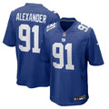 Darius Alexander New York Giants Nike Team Game Jersey -  Royal