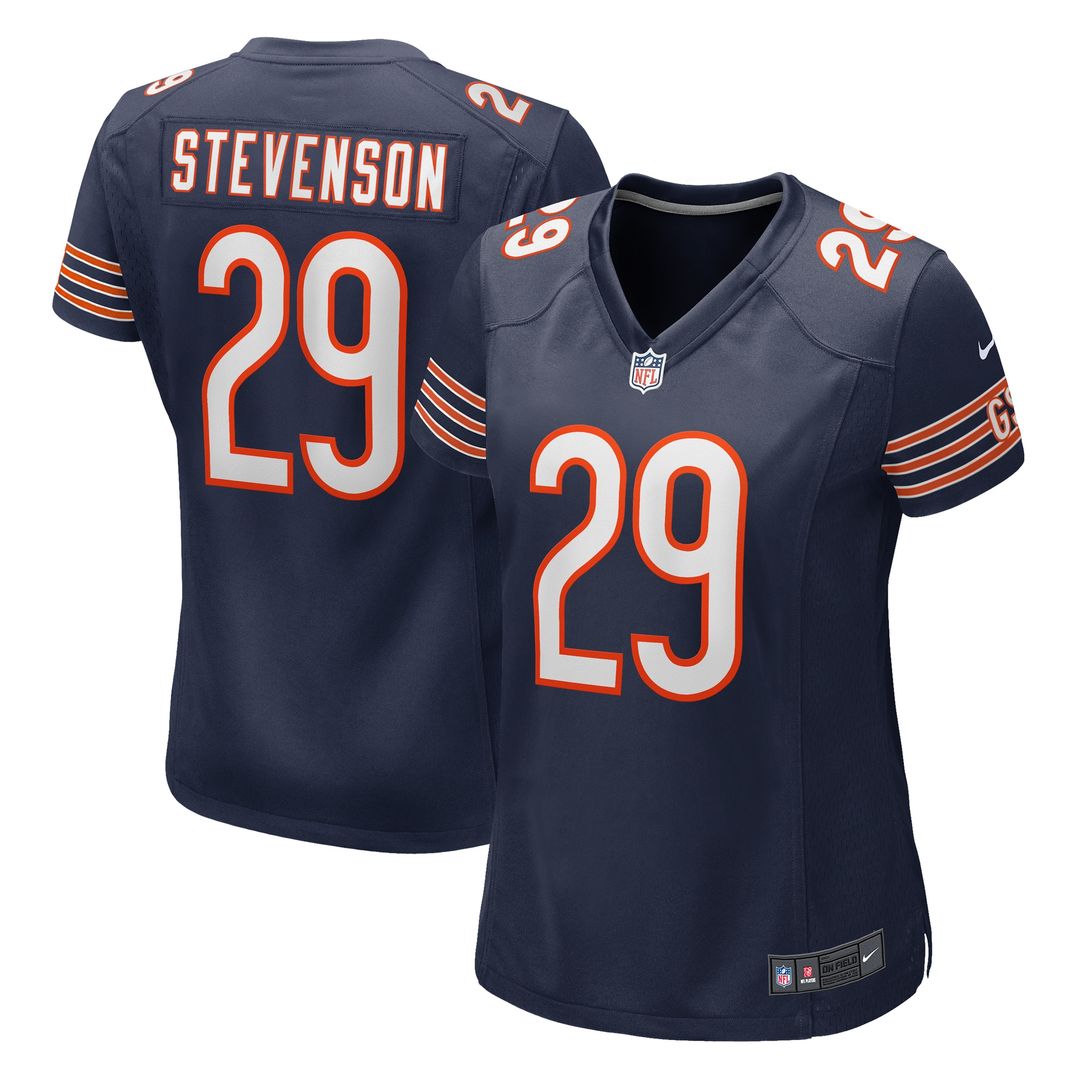 Tyrique Stevenson Chicago Bears Nike Women's  Game Jersey -  Navy