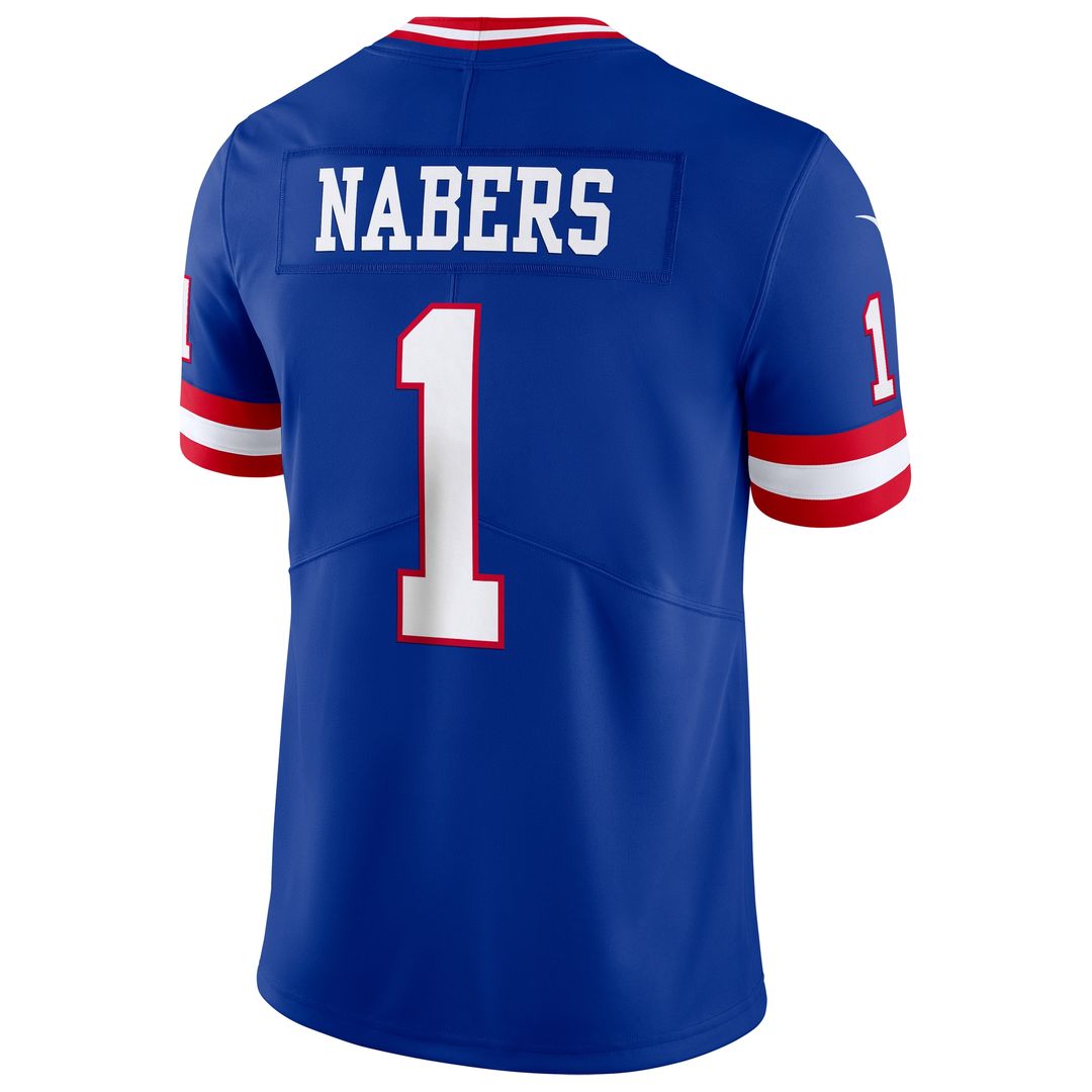 Malik Nabers New York Giants Nike Alternate 2 Legacy Vapor Untouchable Limited Jersey - Royal