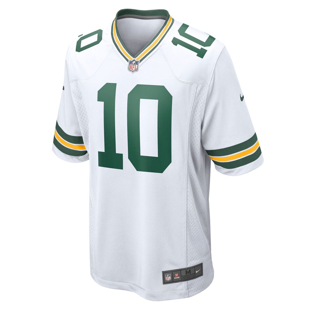 Jordan Love Green Bay Packers Nike  Game Jersey - White