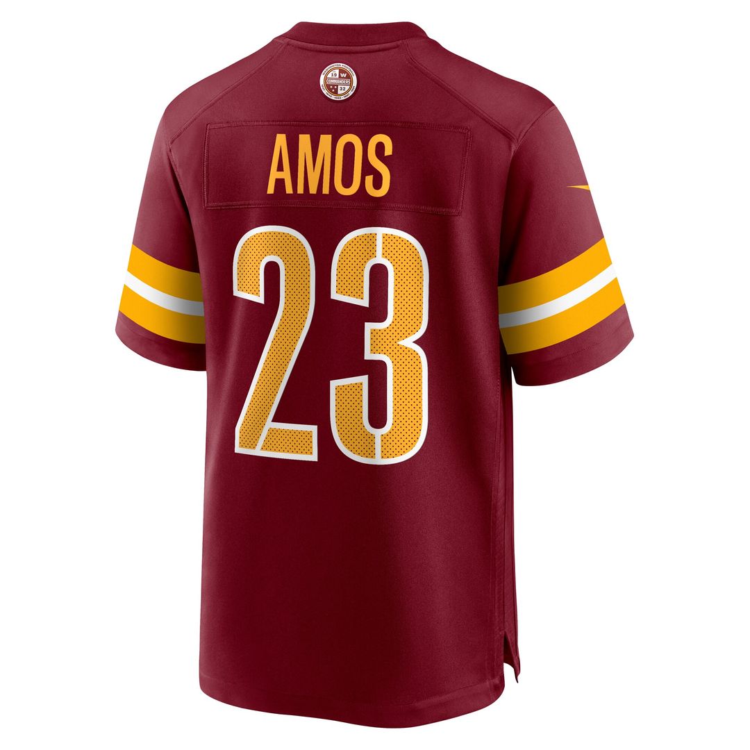 Trey Amos Washington Commanders Nike Team Game Jersey -  Burgundy
