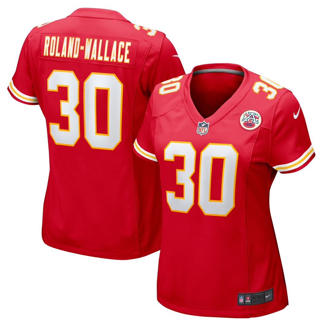 Chris Roland-Wallace Kansas City Chiefs Nike Women's  Game Jersey -  Red