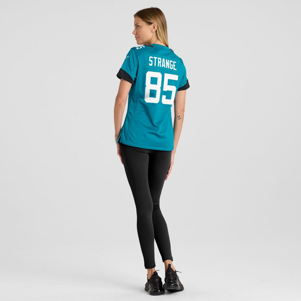 Brenton Strange Jacksonville Jaguars Nike Women's Team Game Jersey -  Teal