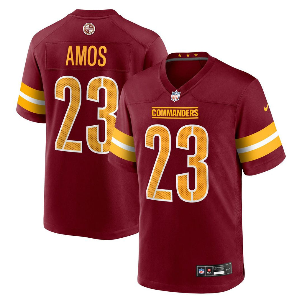 Trey Amos Washington Commanders Nike Team Game Jersey -  Burgundy
