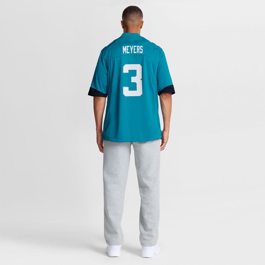 Jakobi Meyers Jacksonville Jaguars Nike Team  Game Jersey -  Teal