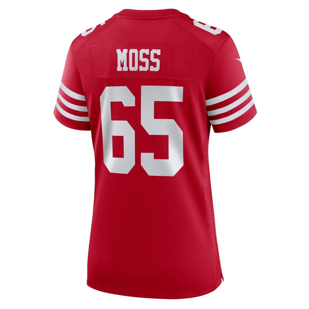Drew Moss San Francisco 49ers Nike Women's Team Game Jersey -  Scarlet