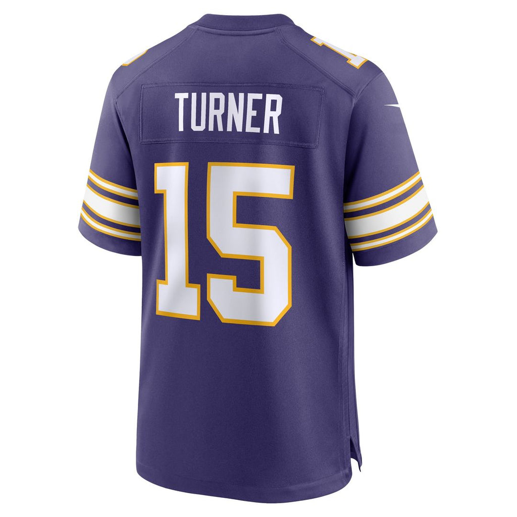 Dallas Turner Minnesota Vikings Nike Alternate Game Jersey - Purple