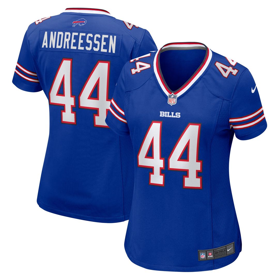 Joe Andreessen Buffalo Bills Nike Women's Game Jersey -  Royal
