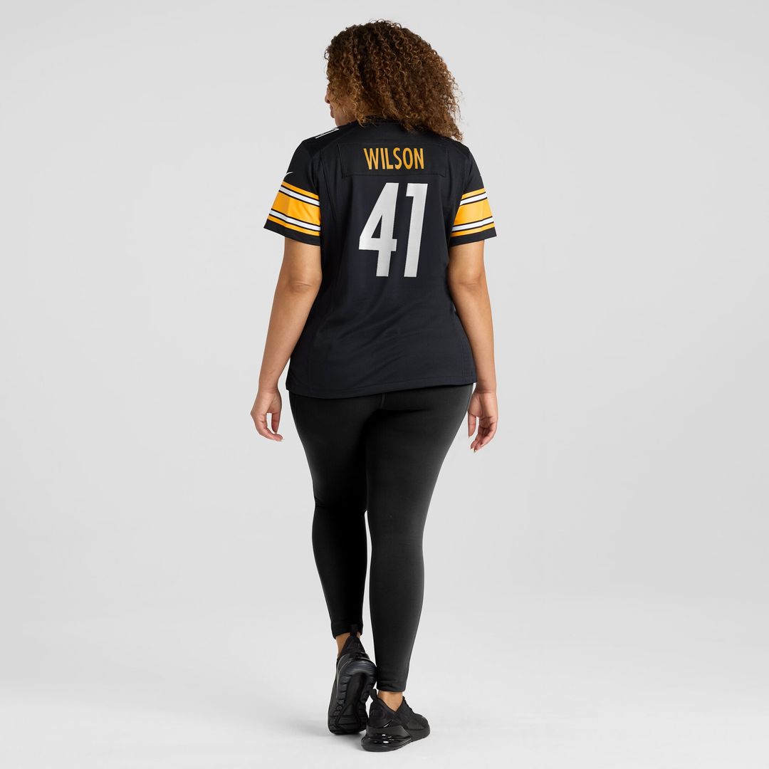 Payton Wilson Pittsburgh Steelers Nike Women's Team Game Jersey -  Black