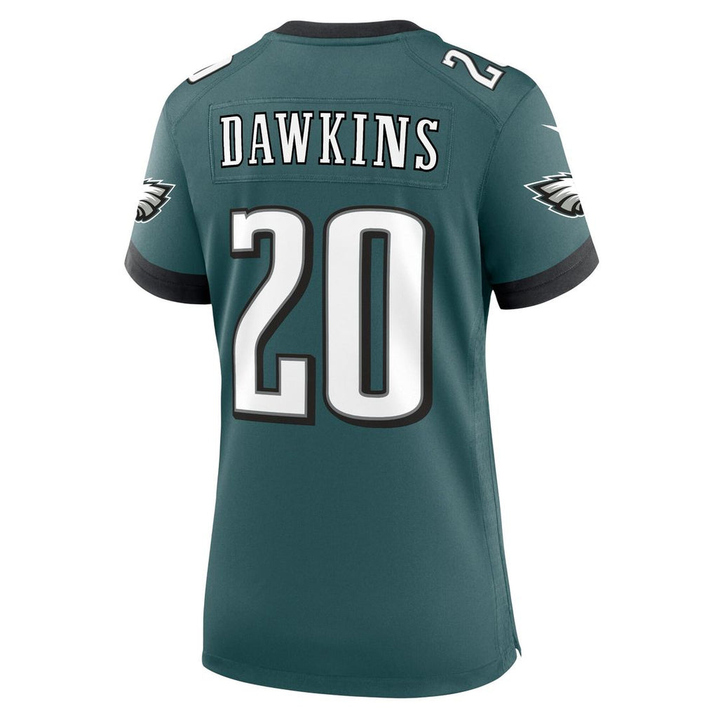 Brian Dawkins Philadelphia Eagles Nike Women's Retired Player Game Jersey - Midnight Green