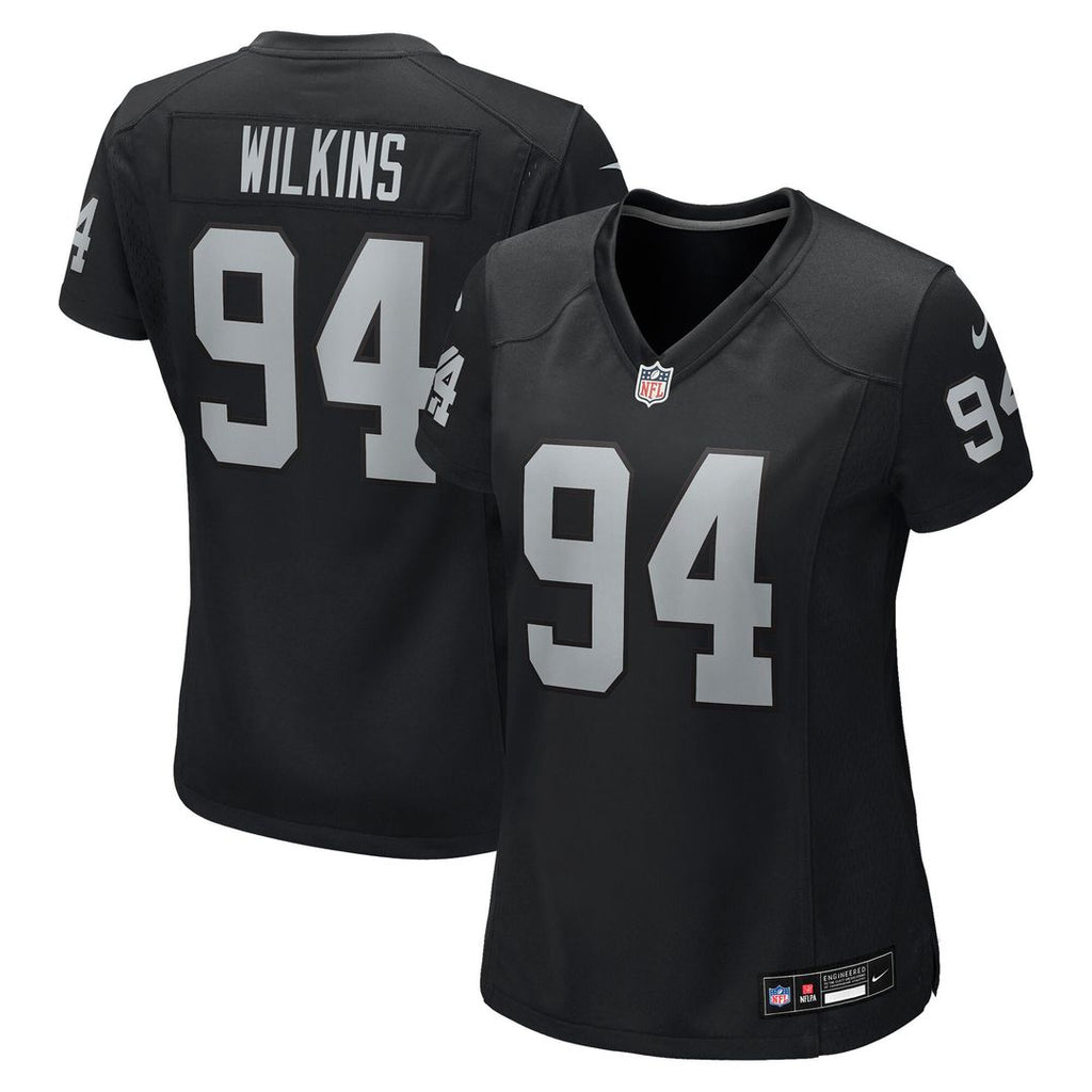 Christian Wilkins Las Vegas Raiders Nike Women's Team Game Jersey - Black