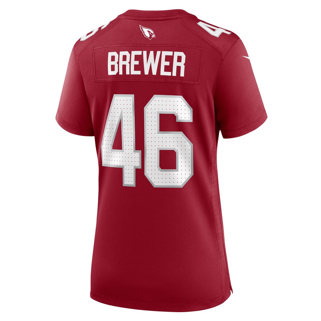 Aaron Brewer Arizona Cardinals Nike Women's  Game Jersey -  Cardinal
