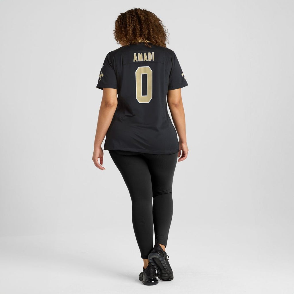 Ugo Amadi New Orleans Saints Nike Women's Team Game Jersey -  Black