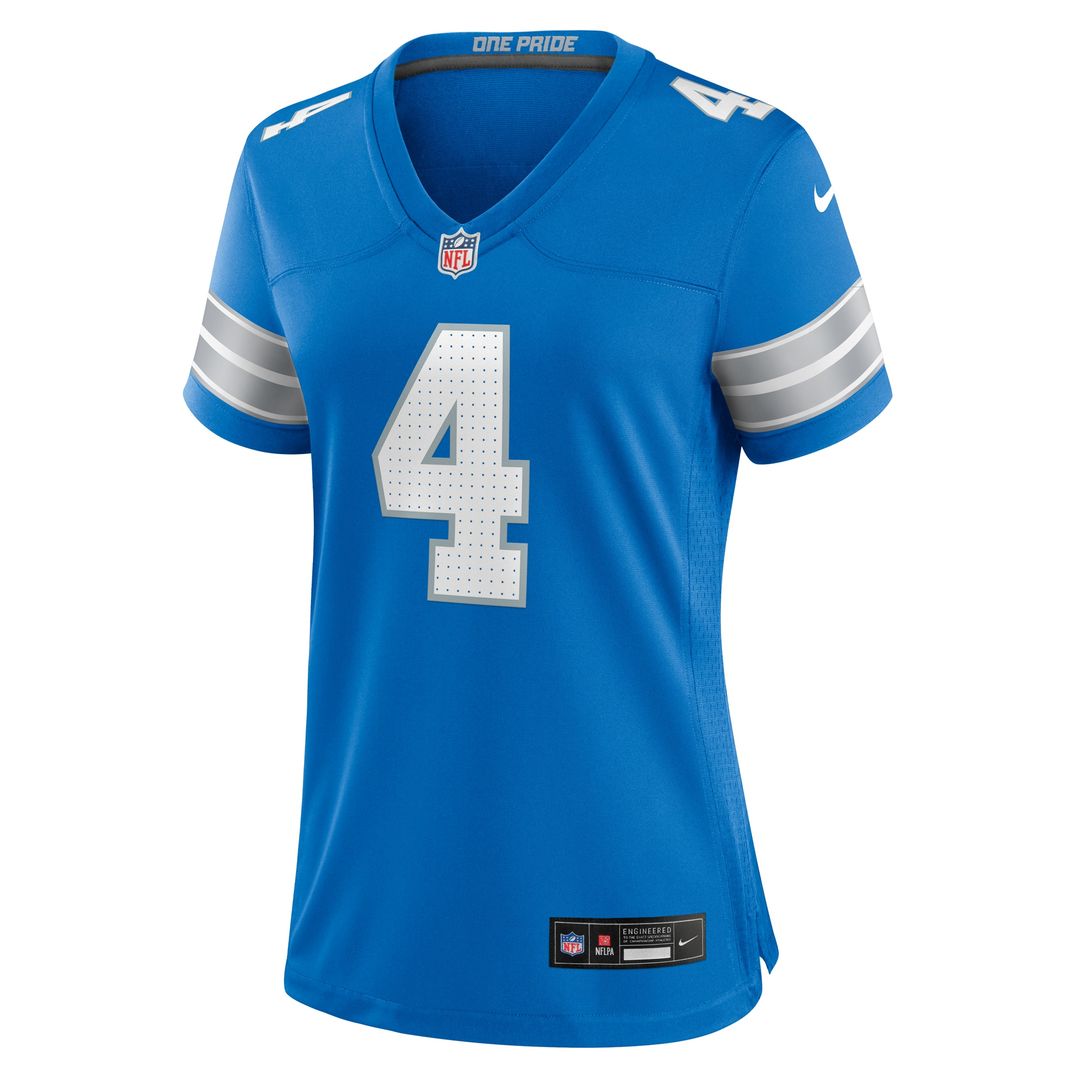 Emmanuel Moseley Detroit Lions Nike Women's Team Game Jersey -  Blue