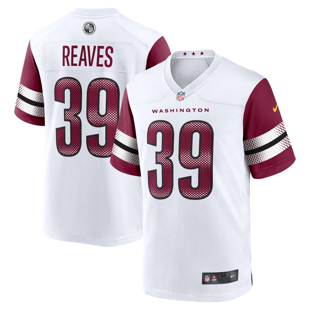 Jeremy Reaves Washington Commanders Nike Game Jersey -  White