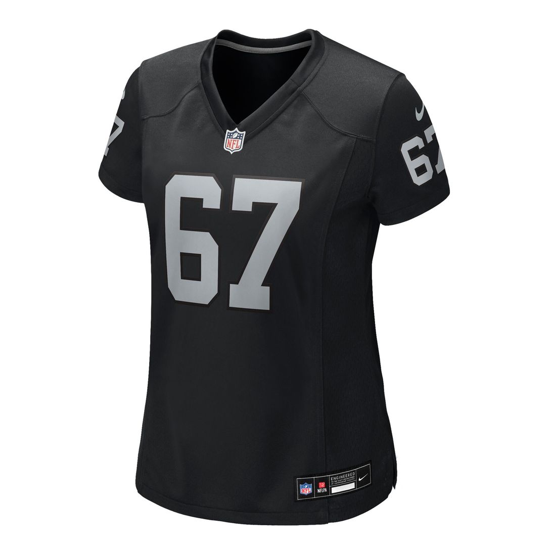 Will Putnam Las Vegas Raiders Nike Women's Team Game Jersey -  Black