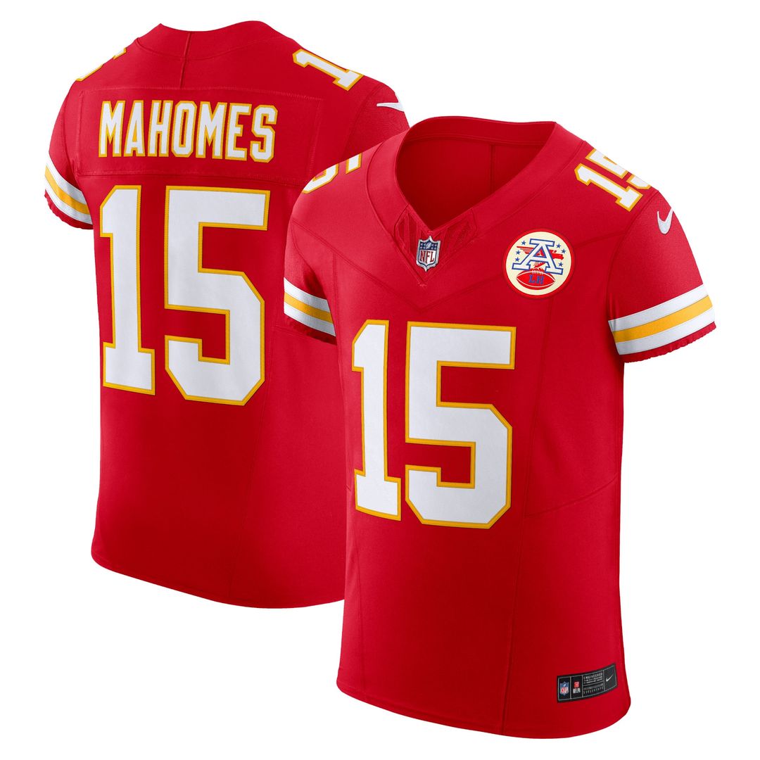 Patrick Mahomes Kansas City Chiefs Nike  Vapor F.U.S.E. Elite Jersey - Red