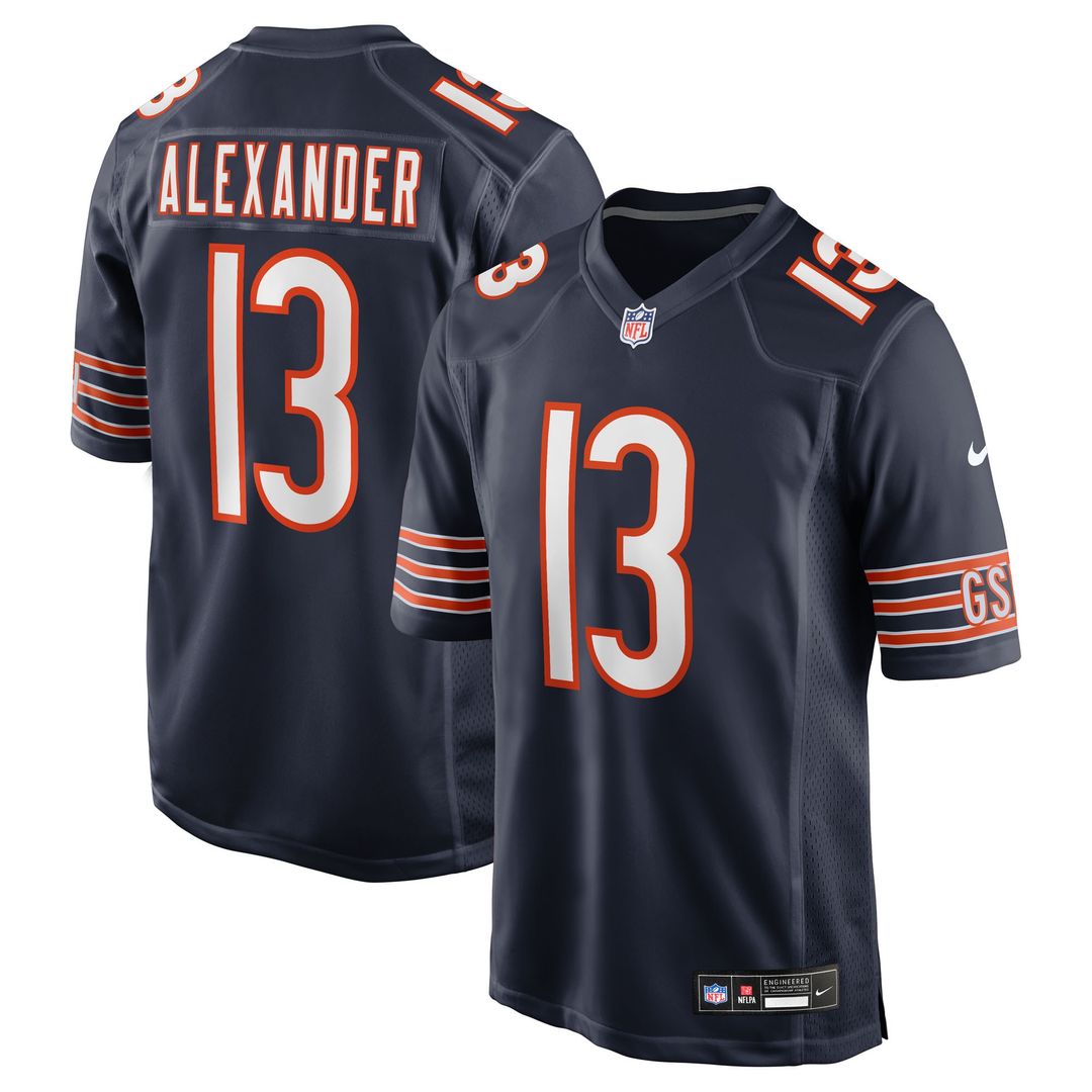 Maurice Alexander Chicago Bears Nike Team Game Jersey -  Navy