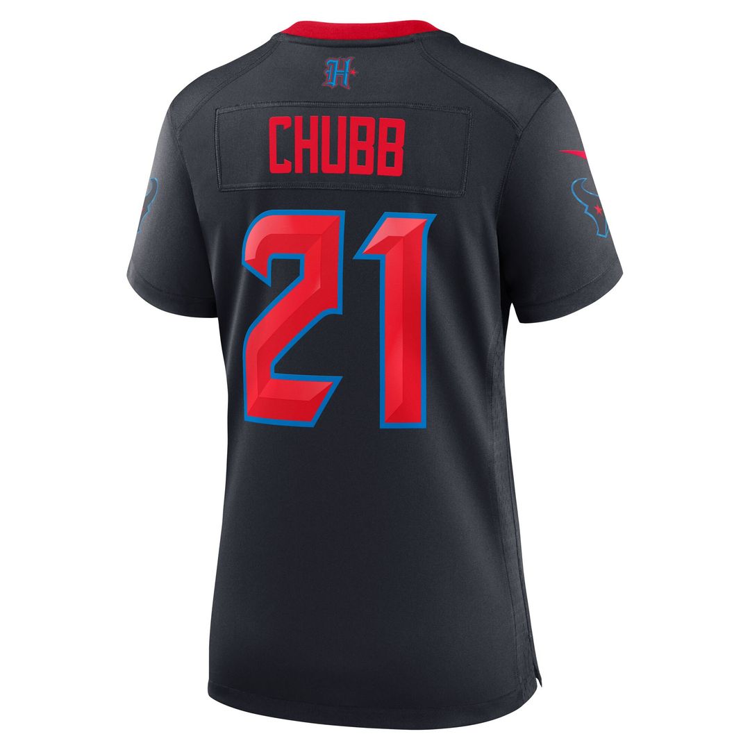 Nick Chubb Houston Texans Nike Women's Game Jersey - Navy