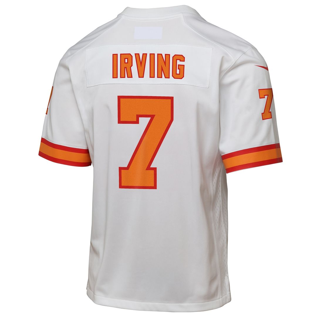 Bucky Irving '76 Tampa Bay Buccaneers Youth  Game Jersey - White
