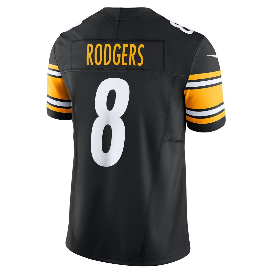 Aaron Rodgers Pittsburgh Steelers Nike Team  Vapor F.U.S.E. Limited Jersey - Black