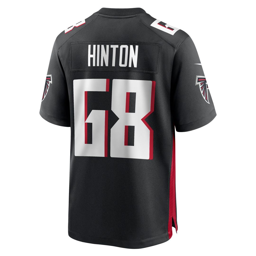 Kyle Hinton Atlanta Falcons Nike Team Game Jersey -  Black