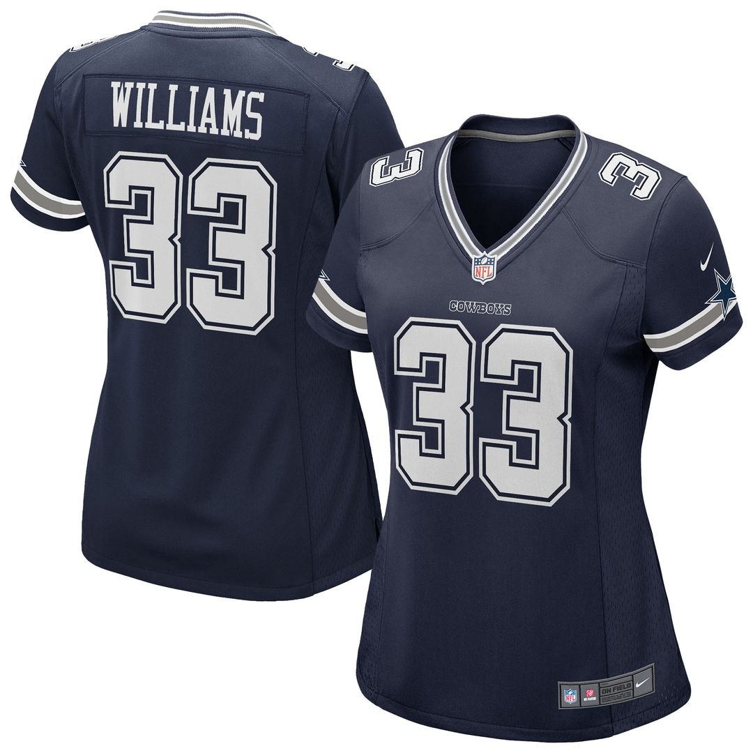 Javonte Williams Dallas Cowboys Nike Women's Team Game Jersey - Navy