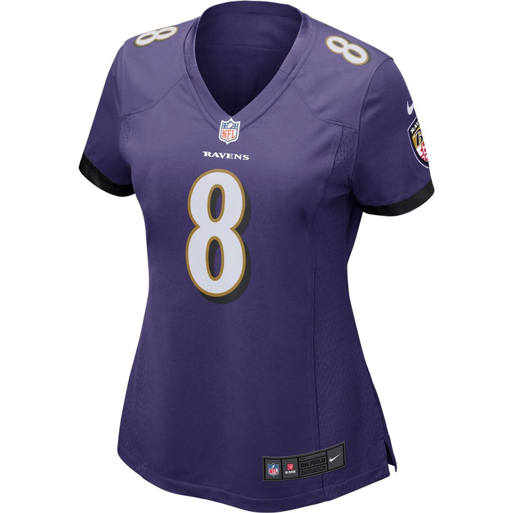 Lamar Jackson Baltimore Ravens Nike Women's Game Jersey - Purple