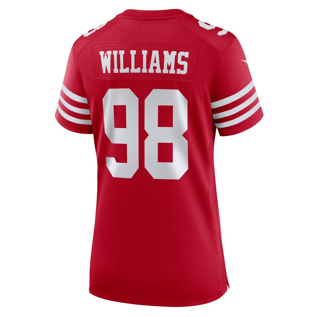 Mykel Williams San Francisco 49ers Nike Women's Team Game Jersey -  Scarlet