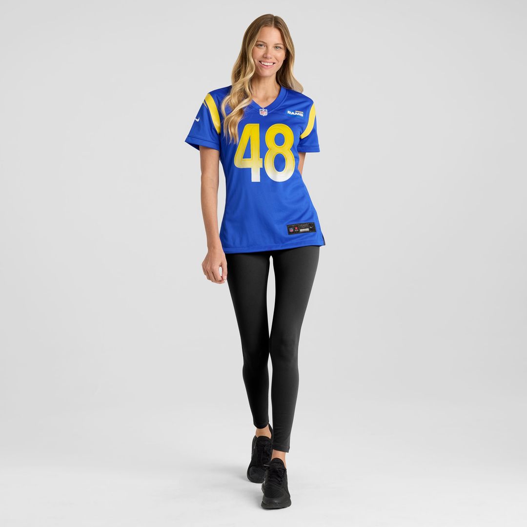 Omar Speights Los Angeles Rams Nike Women's Game Jersey -  Royal