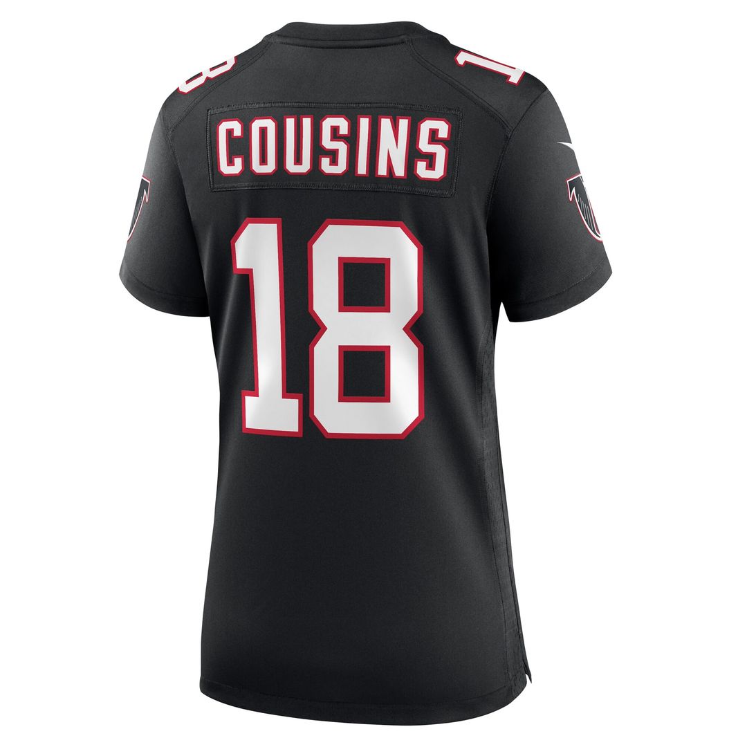 Kirk Cousins Atlanta Falcons Nike Women's Alternate Game Jersey -  Black