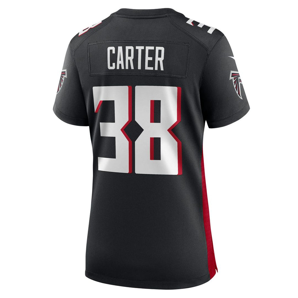 Nathan Carter Atlanta Falcons Nike Women's Team Game Jersey -  Black