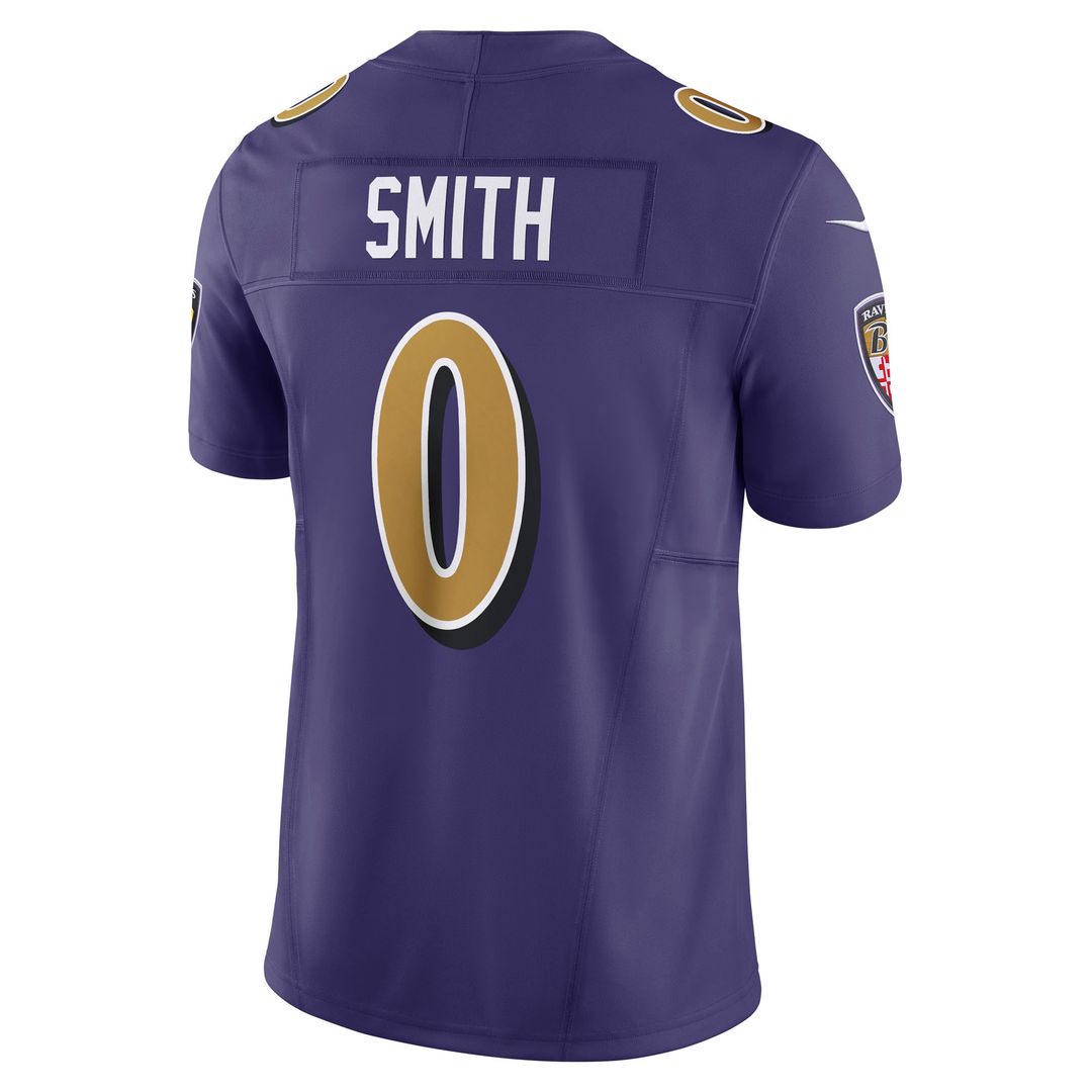 Roquan Smith Baltimore Ravens Nike Alternate 2 Vapor F.U.S.E. Limited Jersey - Purple