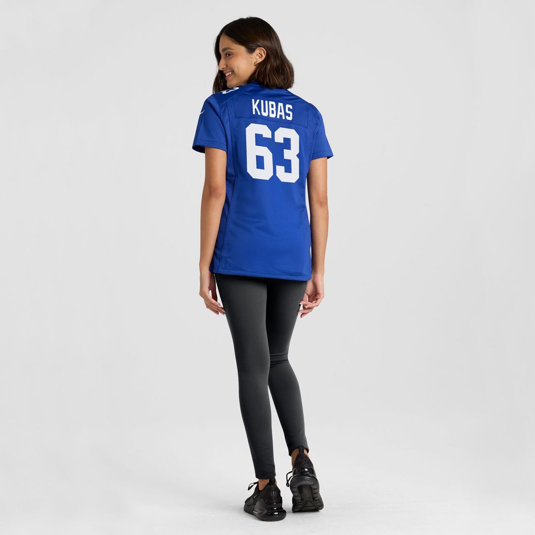 Jake Kubas New York Giants Nike Women's  Game Jersey -  Royal