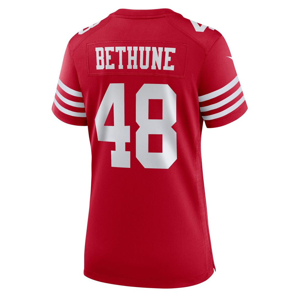 Tatum Bethune San Francisco 49ers Nike Women's Team Game Jersey -  Scarlet