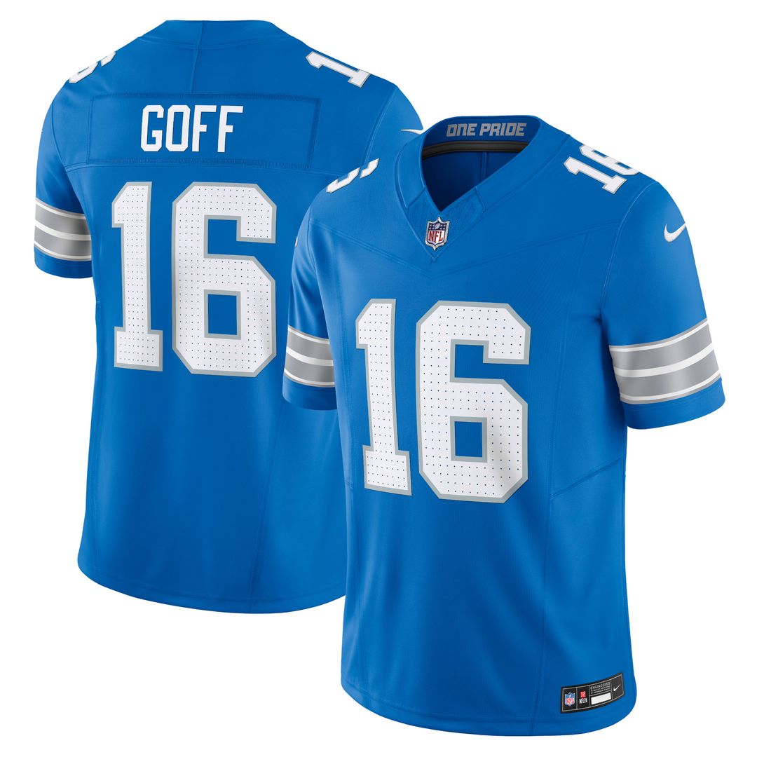 Jared Goff Detroit Lions Nike Vapor F.U.S.E. Limited Jersey - Blue
