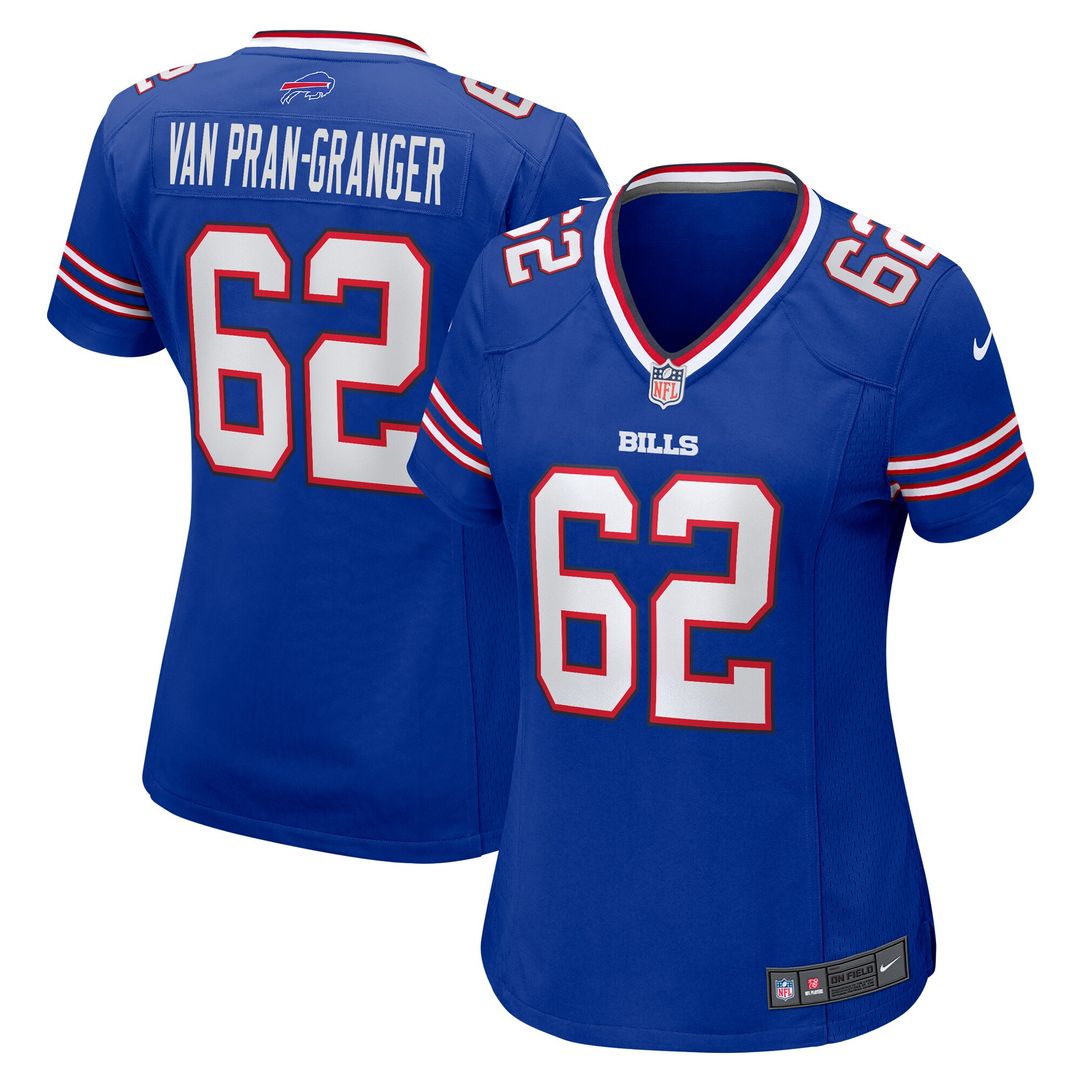 Sedrick Van Pran-Granger Buffalo Bills Nike Women's Game Jersey -  Royal