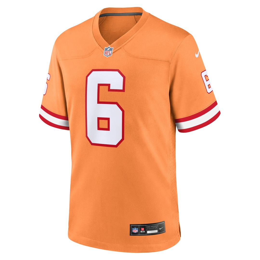 Baker Mayfield Tampa Bay Buccaneers Nike Throwback Game Jersey - Orange