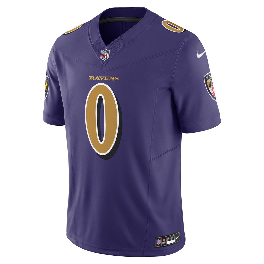 Roquan Smith Baltimore Ravens Nike Alternate 2 Vapor F.U.S.E. Limited Jersey - Purple