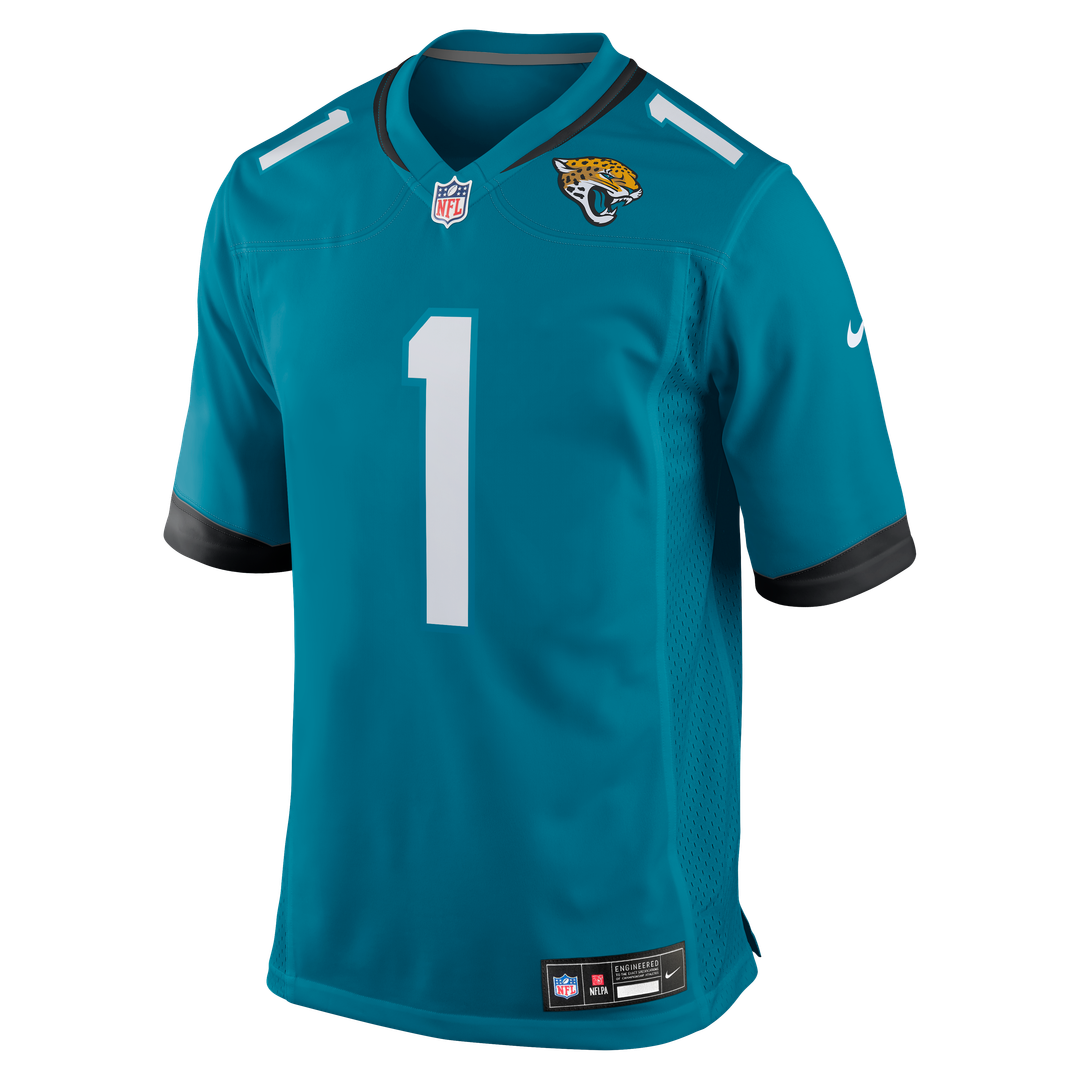 Number 1 Groom Jacksonville Jaguars Nike Game Jersey - Teal