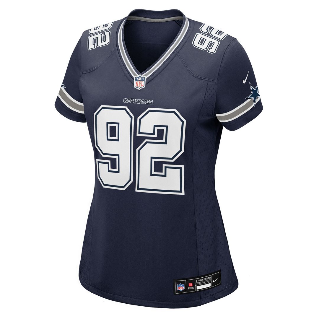 Quinnen Williams Dallas Cowboys Nike Women's Team Game Jersey - Navy