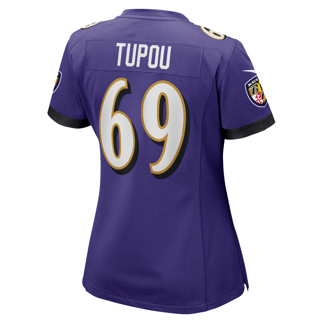 Josh Tupou Baltimore Ravens Nike Women's Team Game Jersey -  Purple