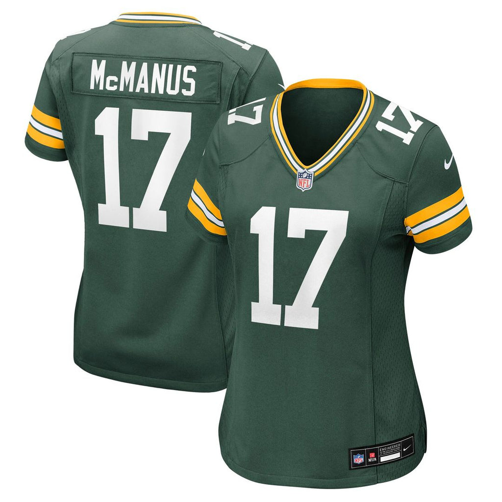 Brandon McManus Green Bay Packers Nike Women's Team Game Jersey -  Green