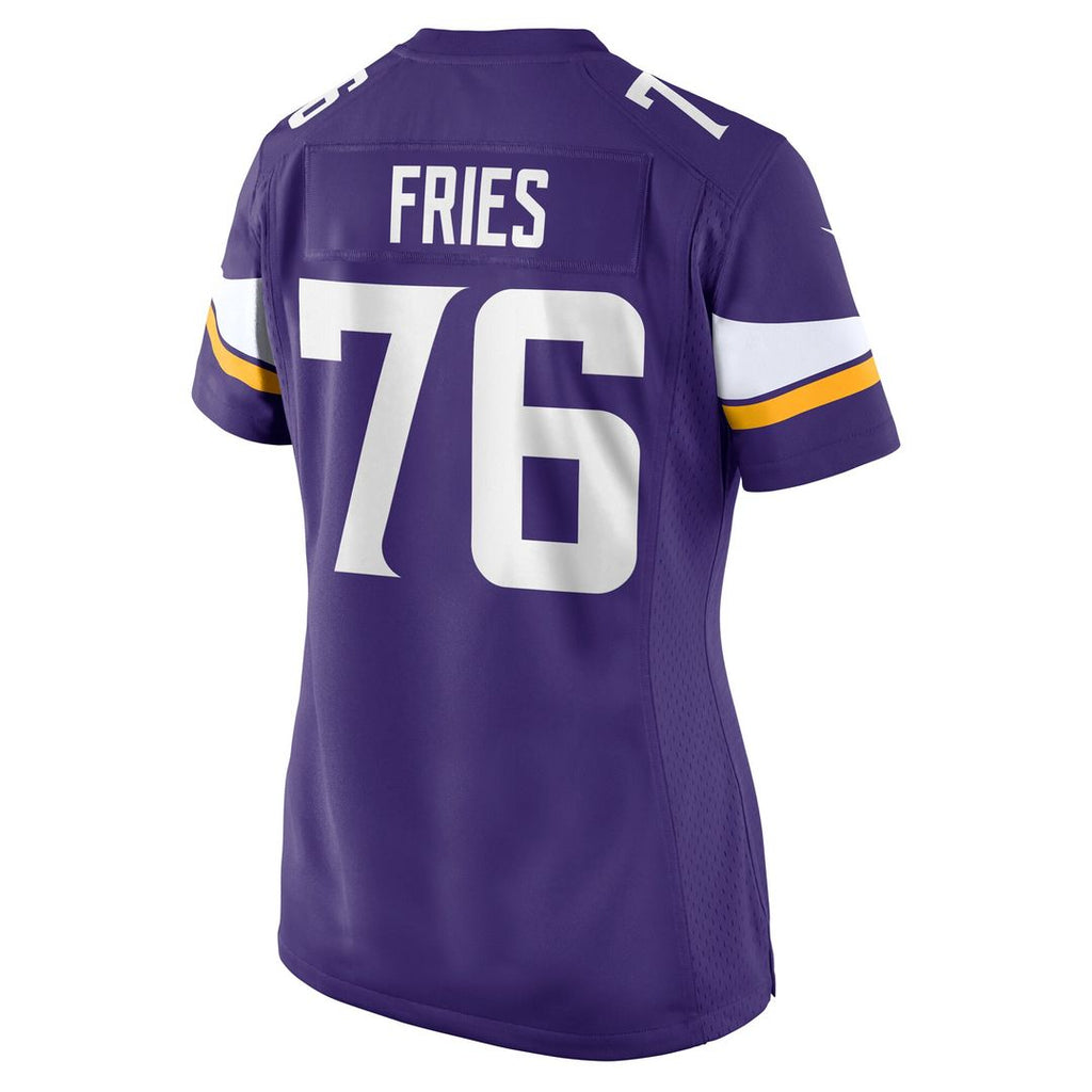 Will Fries Minnesota Vikings Nike Women's Team Game Jersey -  Purple