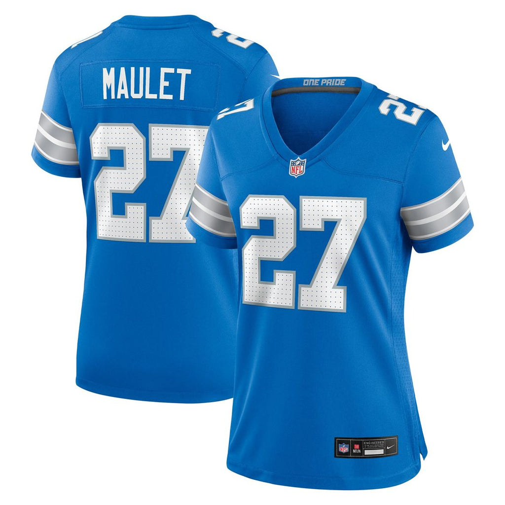 Arthur Maulet Detroit Lions Nike Women's Team Game Jersey -  Blue