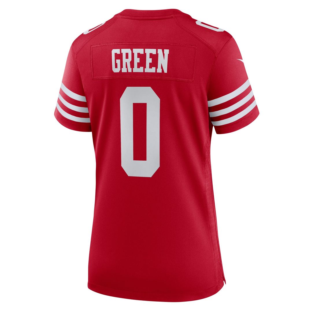 Renardo Green San Francisco 49ers Nike Women's Team Game Jersey -  Scarlet