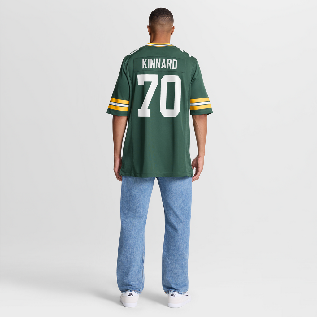 Darian Kinnard Green Bay Packers Nike Team Game Jersey -  Green