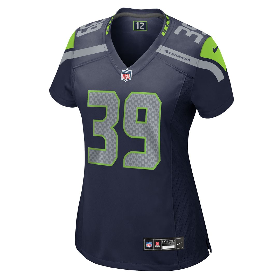 Ty Okada Seattle Seahawks Nike Women's Team Game Jersey -  College Navy