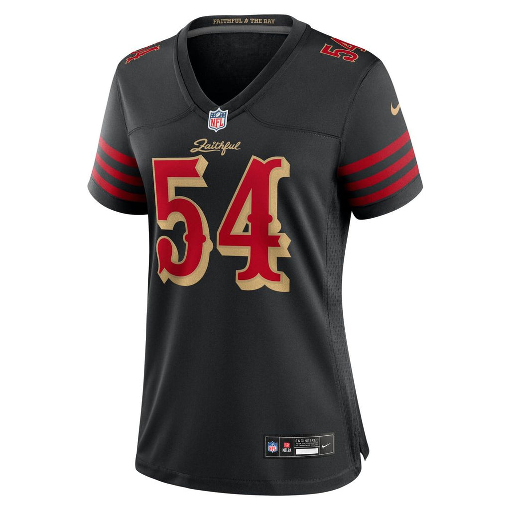 Fred Warner San Francisco 49ers Nike Women's 2025 Rivalries Collection Game Jersey - Black